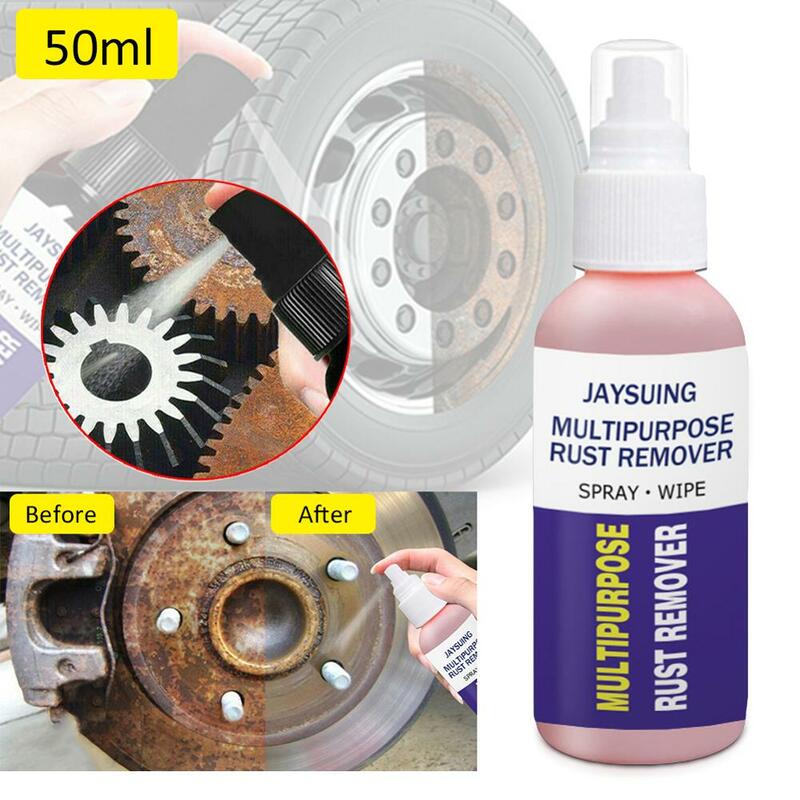 50ml Rust Inhibitor Rust Remover Window Wheel Hub Screw Derusting Spray Car Maintenance Cleaning