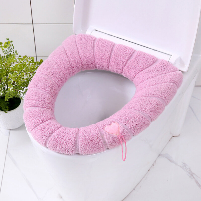 30cm Thickened Toilet Seat Cover Closestool Mat Toilet Seat Case Washable Comfortable Pads Washroom Restroom Bathroom Accessorie