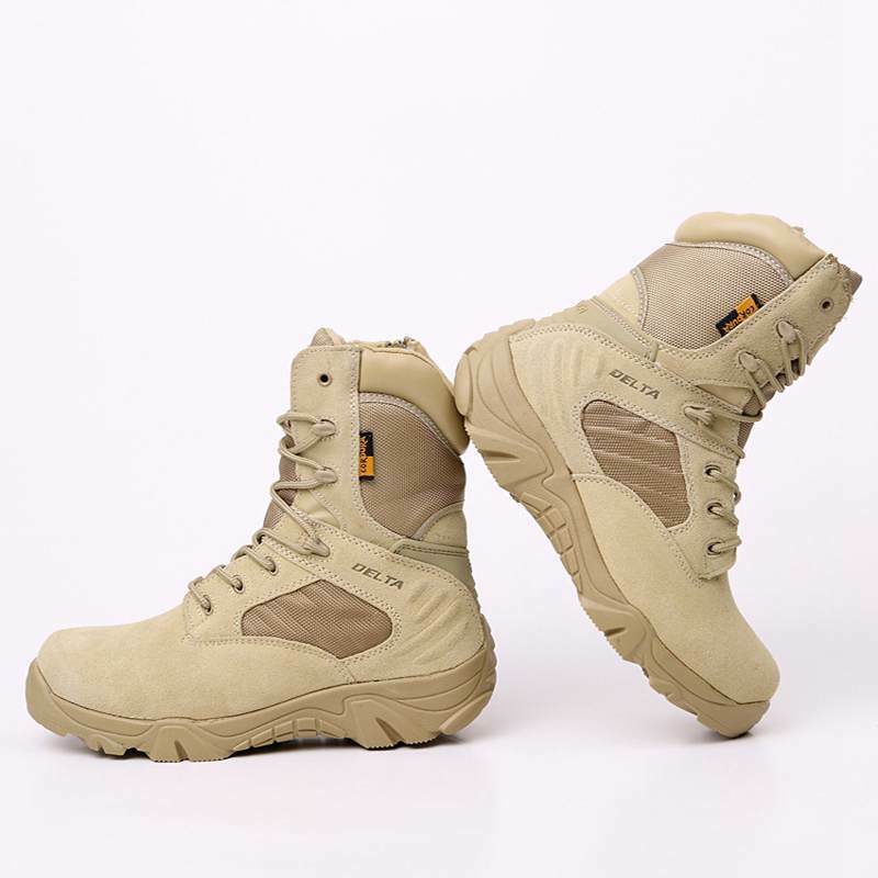 Alta qualidade de madeira sapatos terra botas militares homens botas askeri bot bota masculino militar combate do exército