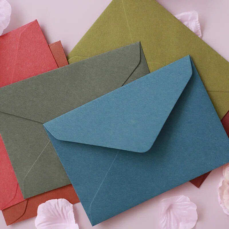 新しいピース/ロットヴィンテージの西洋の封筒結婚式の招待状、写真の保管のための白紙の財布の封筒