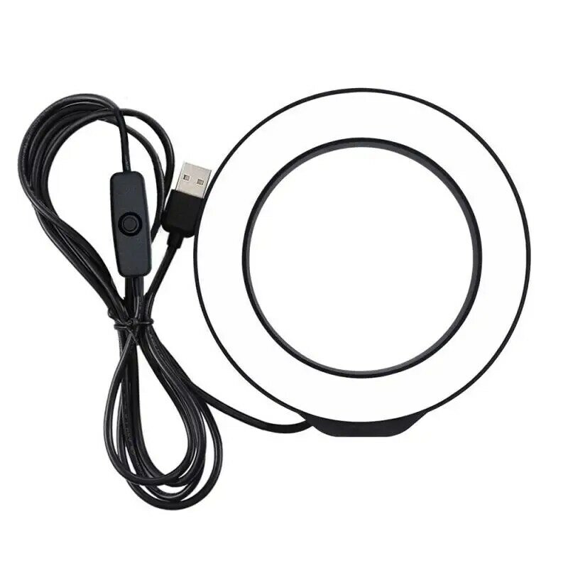 InStock 1PC 4.7 Inch 12cm USB LED Ring Vlogging Photography Video Lights Live Fill Light Fastshipping Dropshipping High-Quality