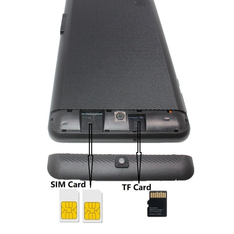Mendukung Netbook sidik jari, panggilan telepon 4G LTE kartu SIM ganda Tablet PC Quad Core 1GB RAM 8GB ROM MTK8735 GPS Android 8.1