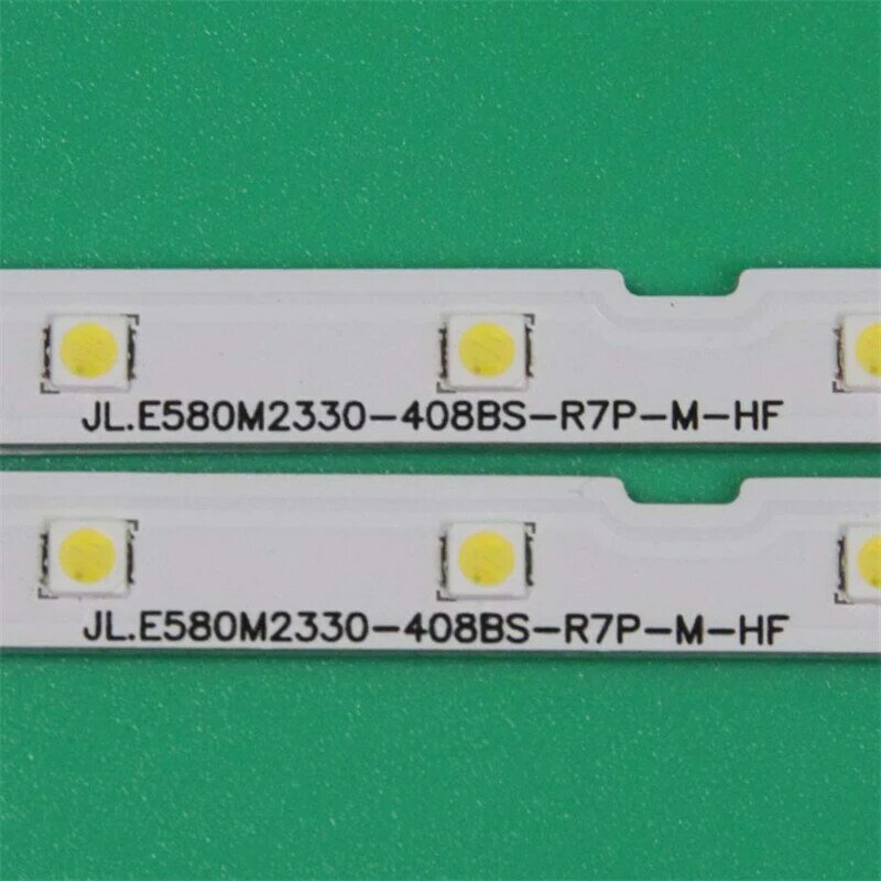 Barra de iluminación LED para TV, tira de retroiluminación JL.E580M2330-408BS-R7P-M-HF L1 _ nu7.1/7,3 E8 _ CDM _ S21(2) R1.0 _ s3l _ 100 LM41-00632A, 2 unids/set/juego