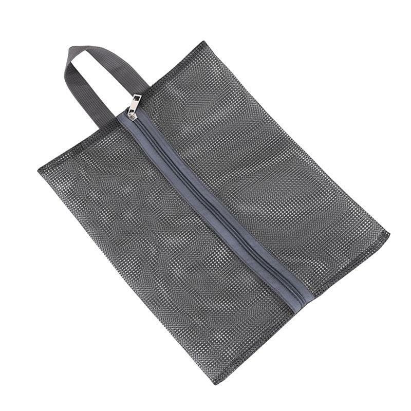 Coofit-크리에이티브 메쉬 화장품 가방 1 개, 휴대용 여행 메이크업 가방, 화장품 정리 메이크업 파우치, 야외용 단색 가방