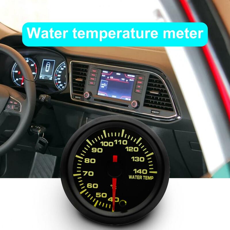 Universal Auto Gauge Hohe Genauigkeit Leichte Wasser Temp Gauge LED Skala Wasser Temp Meter