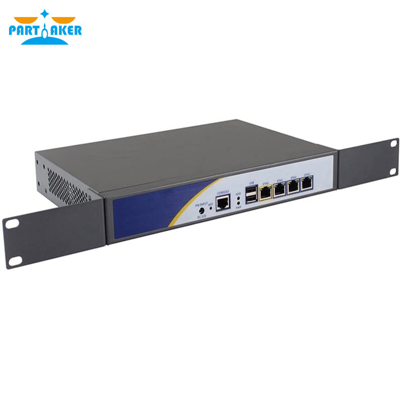 Urządzenie Firewall Partaker R1 Intel Celeron J1900 dla pfSense z 4*82583V Gigabit Lan Firewall Hardware 8G RAM 128G SSD