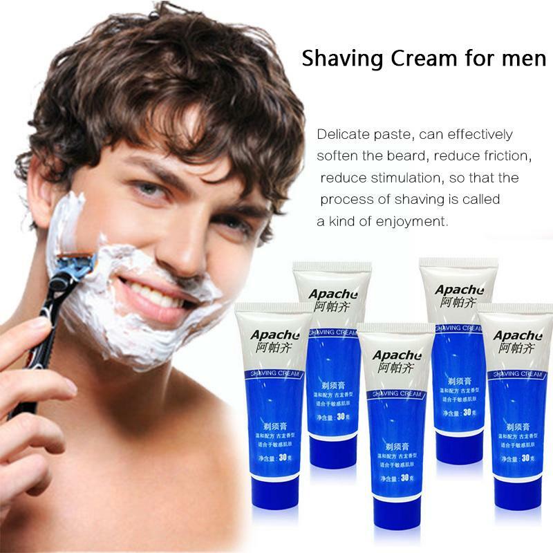 Crème à raser pour hommes, mousse douce pour barbe, réduit la Friction à la main, déionise la peau, convient, hydrate l'eau, toutes les crèmes, Z6j3