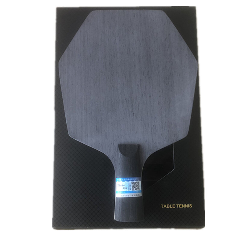Stuor Sports nuovo arriva racchetta da Ping Pong esagonale lame esagonali pagaia da Ping Pong professionale integrata in fibra di carbonio nera