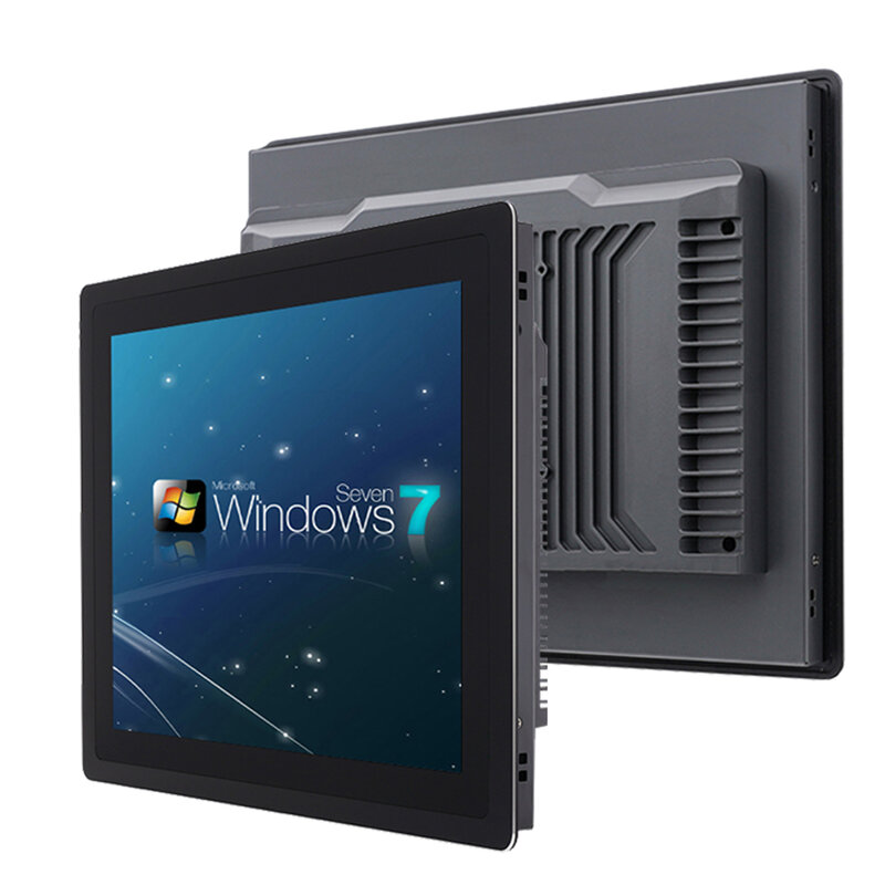 Промышленный компьютер 19, 21, 17 дюймов, универсальный планшетный ПК с резистивным сенсорным экраном, Водонепроницаемая передняя панель с Wi-Fi Win10 Pro