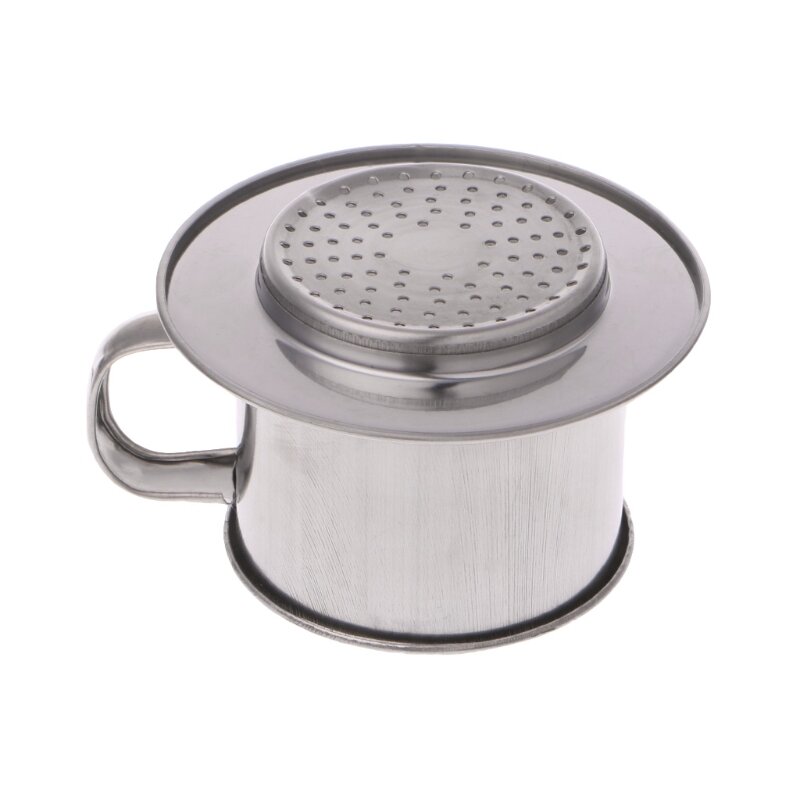 Vietnamese Coffee Filter Stainless Steel Maker Pot Infuse Cup Serving Delicious  A0NC
