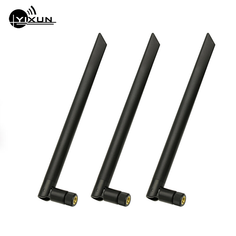 2 buah 2.4G 5.8G Dual Band 433MHz 868MHz Full Band tongkat lem lipat antena High Gain untuk 4G NB Router modul nirkabel