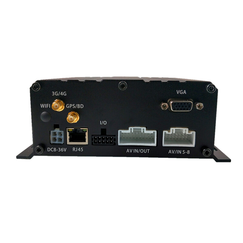 Gps 4g mdvr 6 canaux 1080p H.265 HDD 1 to SD card128go véhicule Mobile DVR MDVR