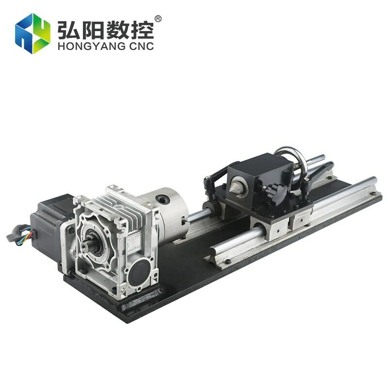 CNC Wood Milling Machine 4 Axis Rotary Axis Worm Gear Reduction Axis Indexing Head Olive Three-Dimensional