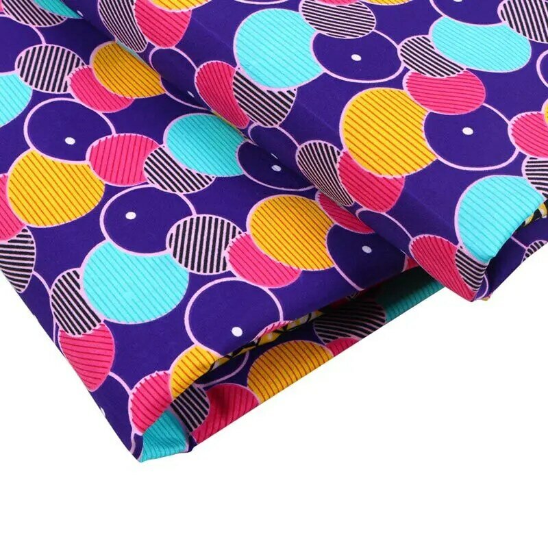 2019 afrykańska woskowana tkanina nowy Design tkanina kolorowa drukowana Pagnes prawdziwa afrykańska gwarantowana tkanina woskowana z nadrukiem 6 jardów