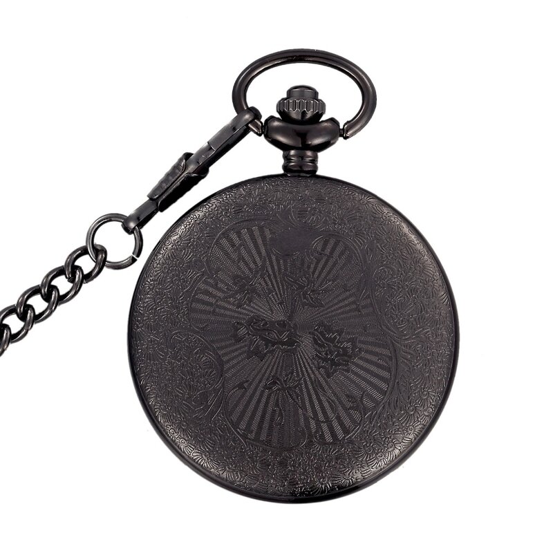 Collar de reloj de bolsillo de cuarzo para mujer y niña, con patrón hueco Retro antiguo, Steampunk, el mejor regalo, colgante de reloj Fob