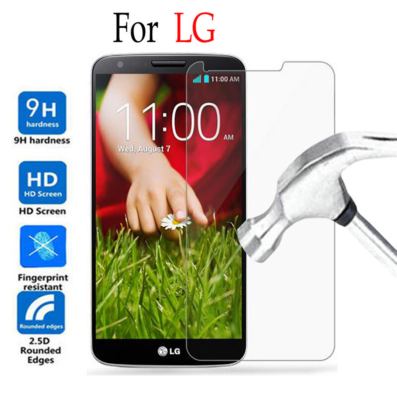 Phone Front Film Glass for LG K9 K11 K20 Plus K40 K50 9H Hardness Smartphone Protective Glass for LG K10 Power Pro 2017 2018