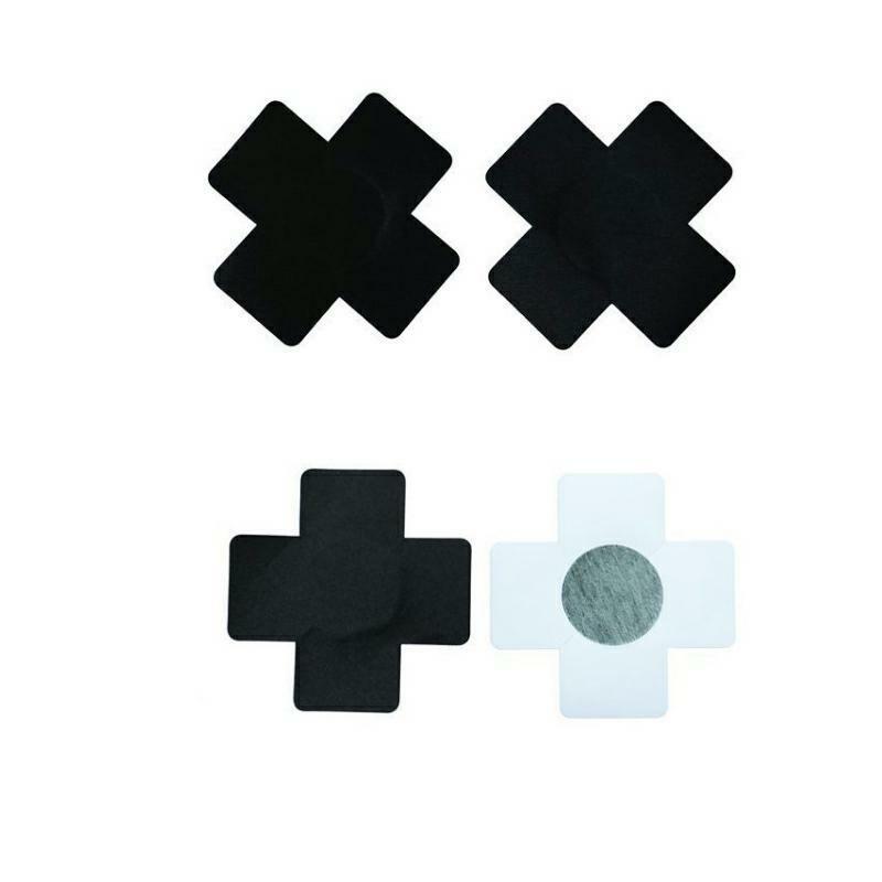 1 Paar (2 Stuks) plakken Borst Stickers Ervaring Cross/X Wegwerp Cool Zelfklevende Doek Borst Pasties Pad Nipple Cover Bra