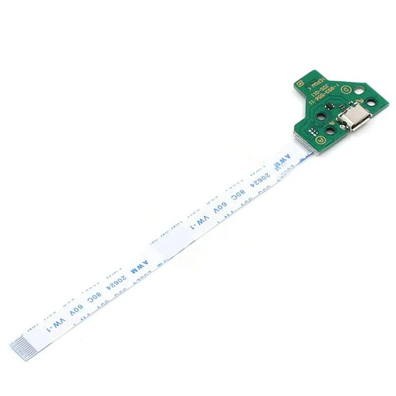 1PC CONTROLLER USB Pengisian Port Soket Papan + 12/14 Pin Menangani Line FLEX Kabel Konektor untuk PS4 DualShock 4