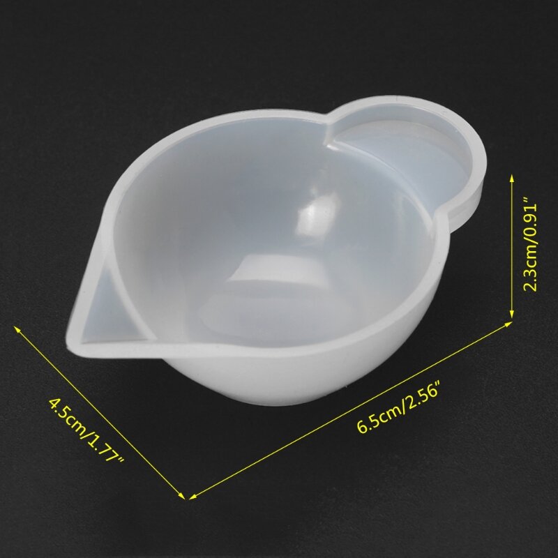 Molde de silicona dispensador de vasos DIY resina epoxi herramienta de fabricación de joyas Modulación de Color