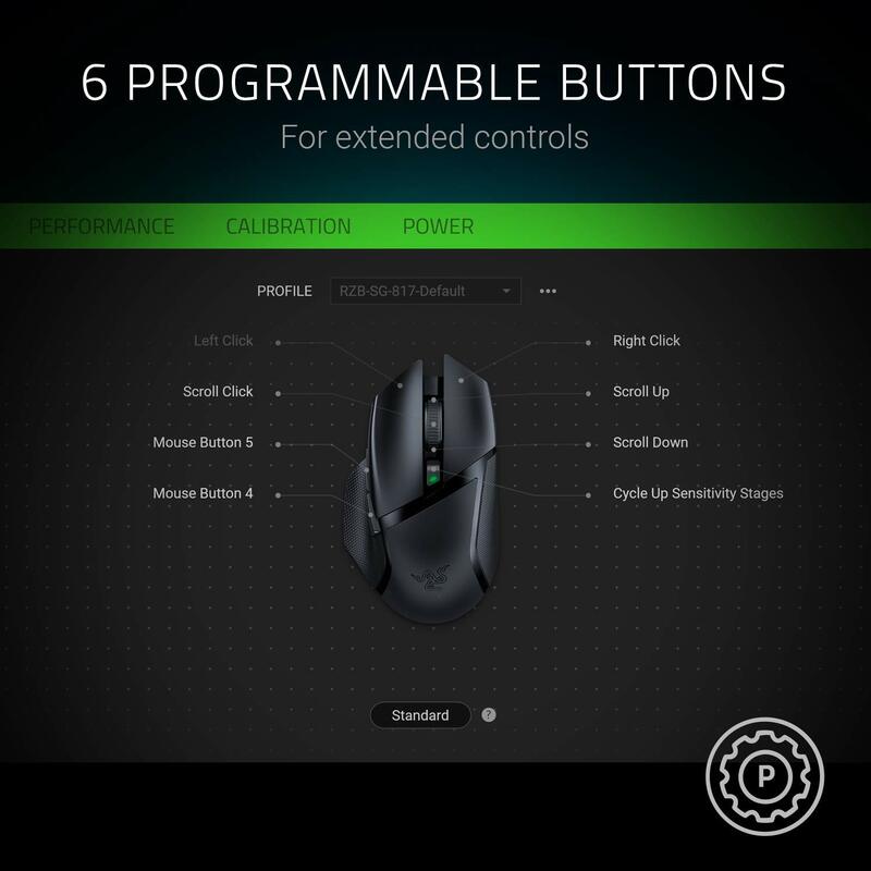 Baru pabisk X Hyperspeed Mouse Gaming nirkabel: Bluetooth & nirkabel kompatibel 16000DPI Sensor optik