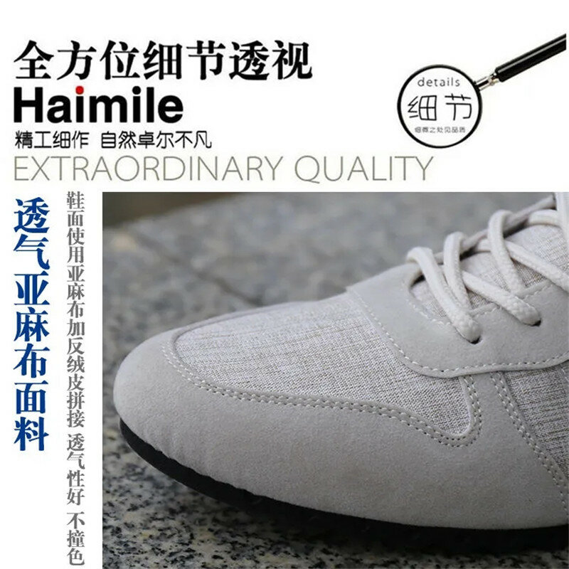 Zapatillas planas de lona para hombre, zapatos informales transpirables de tela vaquera, mocasines para conducir, novedad de 2021