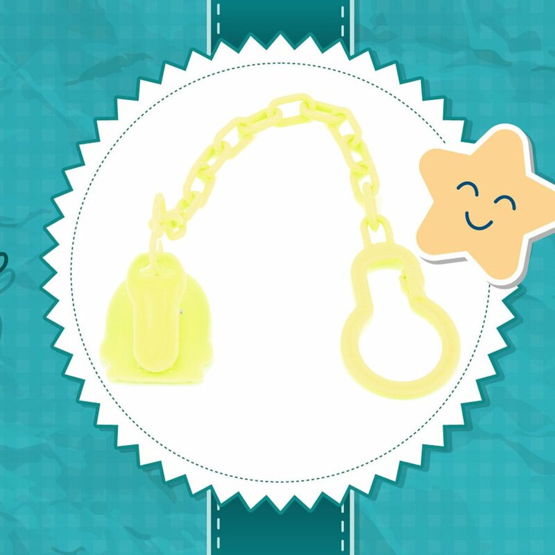 Attache-sucette pour bébé, 1 pièce, chaîne de sucette résistante aux chutes, mignon dessin animé Animal infantile porte-sucette pour bébé