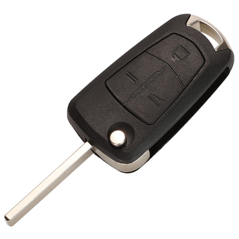 Funda de llave plegable billeave para OPEL Astra H Corsa D Vectra C Zafira 2/3 botones funda de llave de coche remota sin cortar hoja en blanco reemplazo