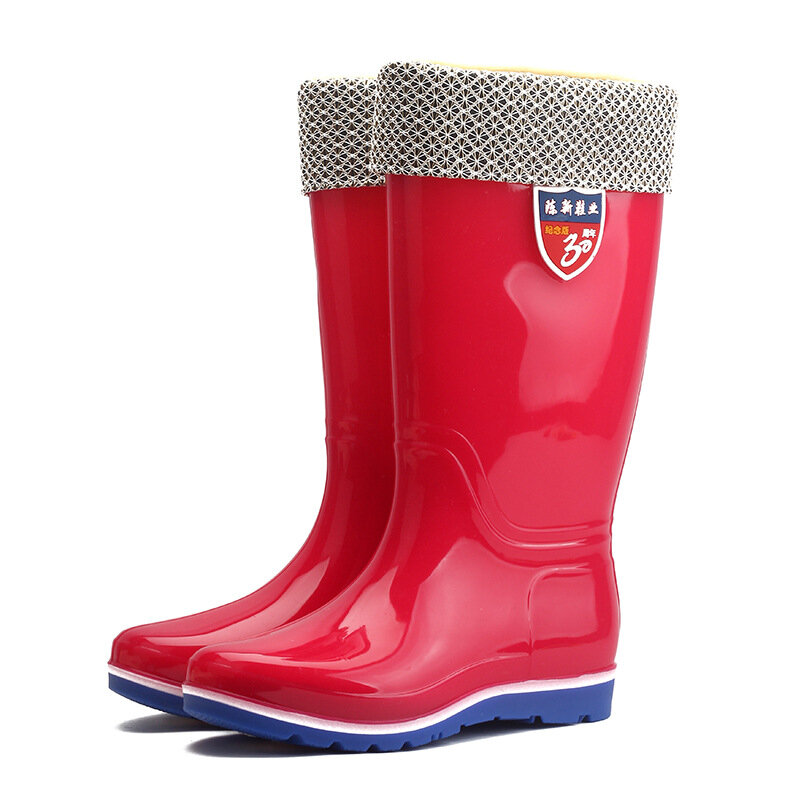 أحذية المطر النسائية ، أحذية المطر حتى منتصف الساق ، مقاومة للماء ، مع إسفين ، أحذية عالية ، fgh67 2020 ، مجموعة جديدة 2020