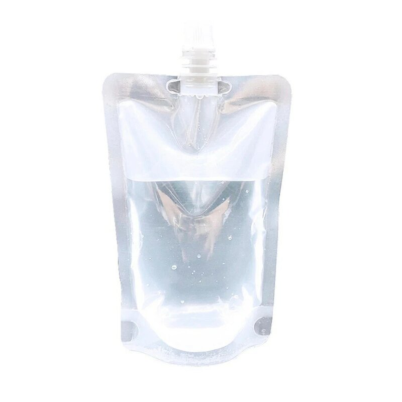 Bolsa de plástico transparente para champú, botella de viaje para loción, desinfectante de manos, maquillaje, 100/150/200/250/300 ml