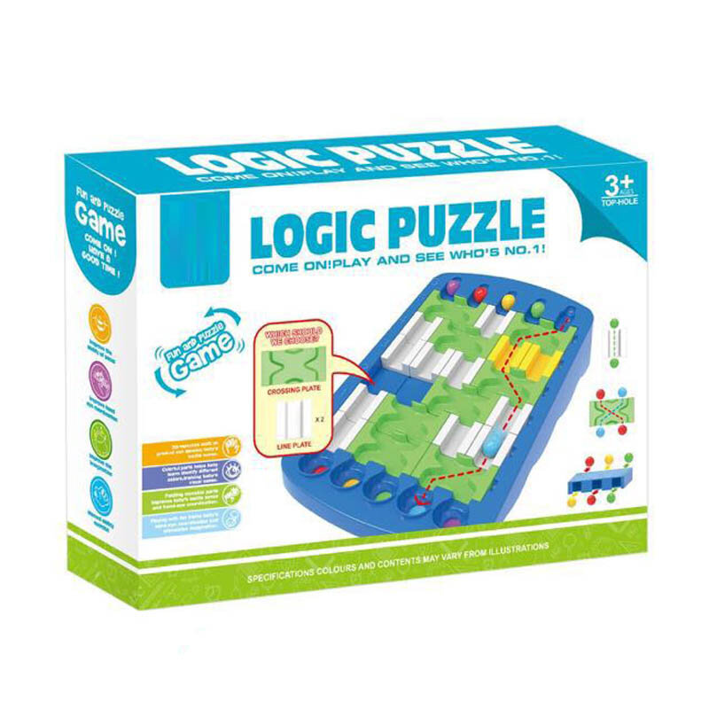 Neue Kunststoff Intelligenz Spiel Pädagogisches Spielzeug Finden Die Route Logische Puzzle