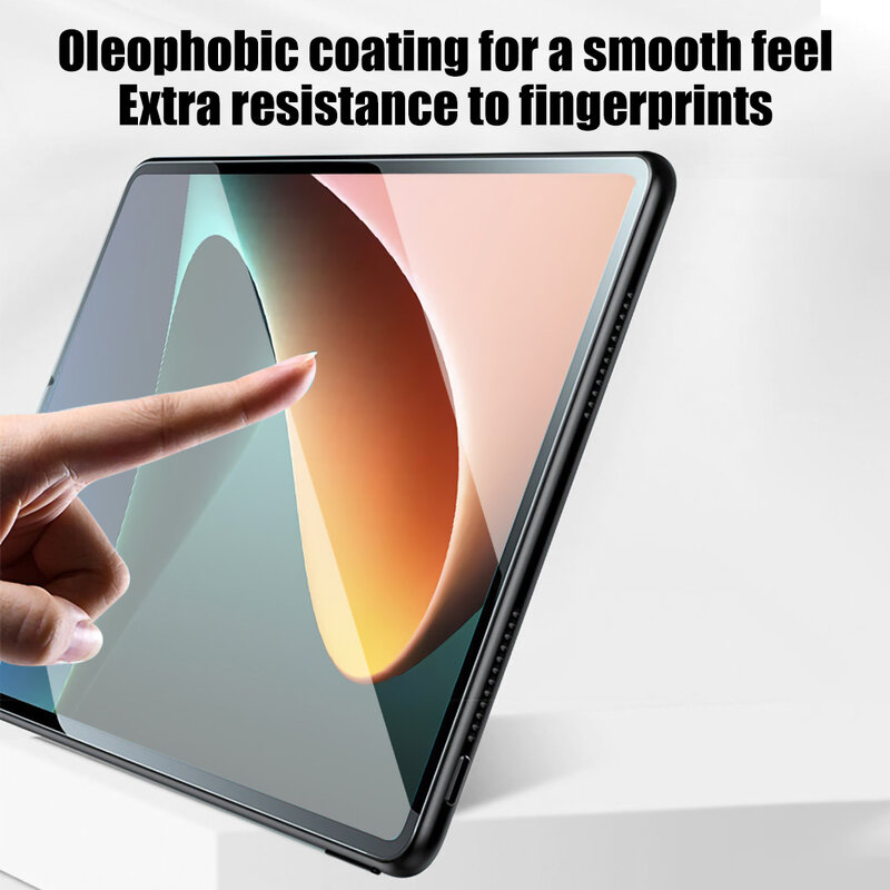Protetor de tela de vidro temperado para tablet Xiaomi Mi Pad 5 Pro, película protetora, 11in, 2021