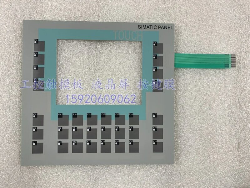 Reemplazo de teclado de membrana táctil para panel táctil OP177B 6AV6642 6AV6 642-0DC01-1AX1/1AX0, nuevo