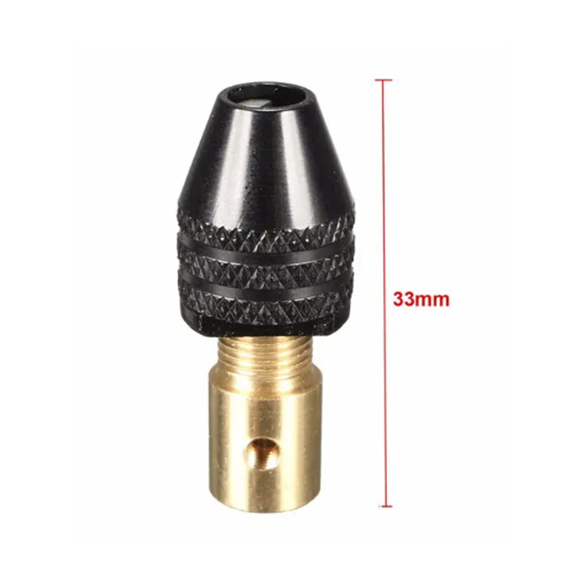 WENXING 3mm Three-jaw Head Brass Center Shaft Mini Drill Chuck Durable Clamp 0.3-3.5mm