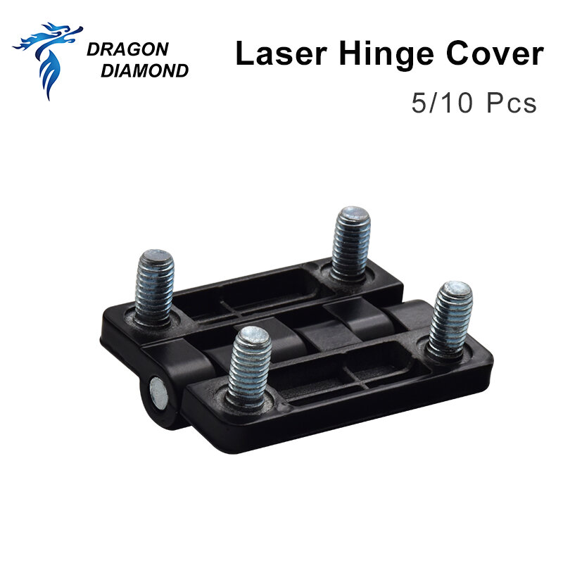 DRAGON DIAMOND-Dobradiça a laser, peças mecânicas para gravador a laser de CO2 e máquina de corte, kit DIY com liga de zinco