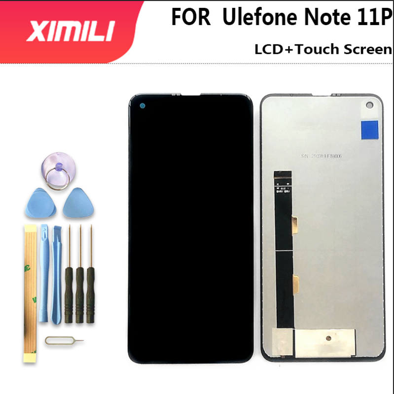 جديد ULEFONE نوت 11P شاشة الكريستال السائل + محول الأرقام بشاشة تعمل بلمس 6.55 "100% الأصلي LCD + اللمس محول الأرقام ل ULEFONE نوت 11P استبدال