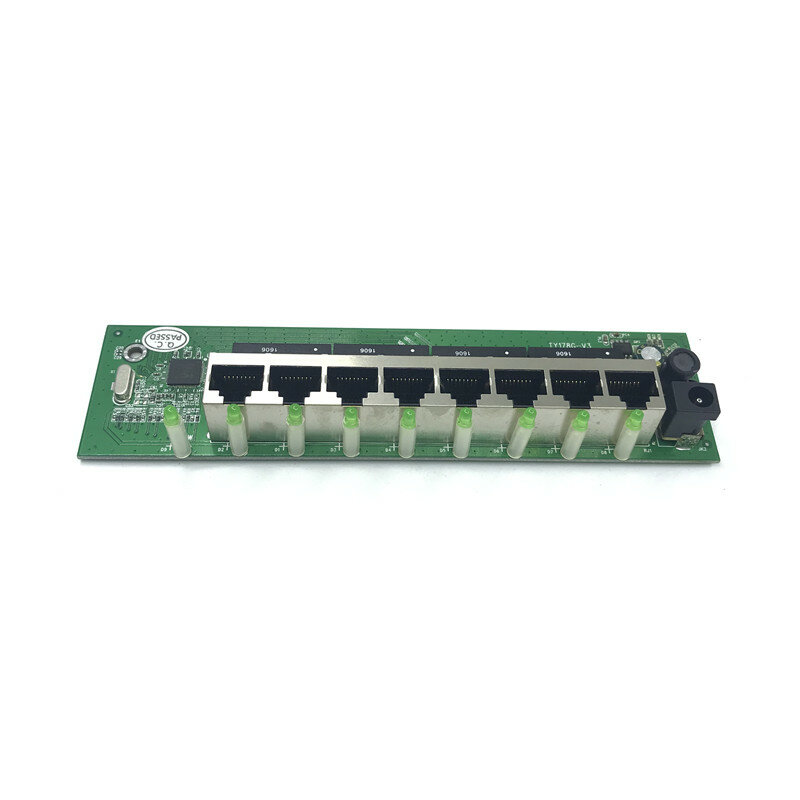 OEM 10 / 100mbps RJ45 8Port Fast Ethernet Switch modul Lan Hub UNS EU Stecker 5v Adapter netzteil Netzwerk Schalter motherboard