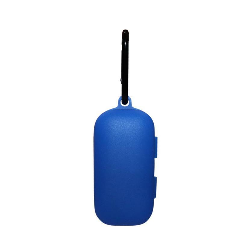 Housse de Protection en Silicone pour écouteurs pour étui de Protection Portable Bluetooth sans fil QCY T5 avec boucle anti-perte