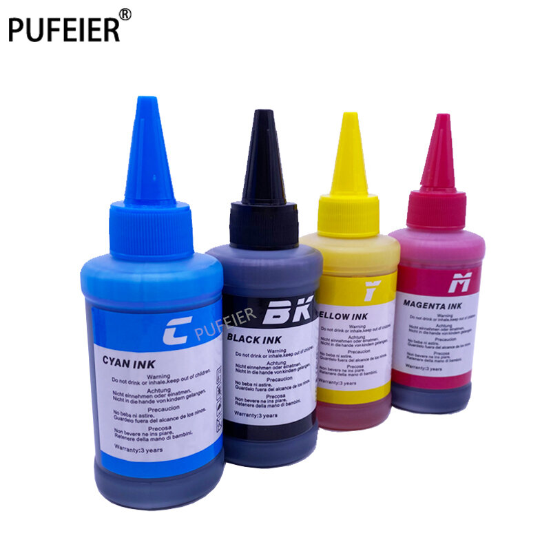 604 604XL botol tinta pewarna isi ulang 4 warna untuk pencetak Epson XP-2200 XP-2205 XP-3200 XP-3205 XP-4200 XP-4205 WF-2910DWF WF-2950