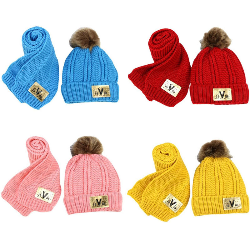 Doitbest-男の子と女の子のための毛皮の帽子,ベルベットの帽子,冬の毛皮の帽子,3〜10歳の子供のための2個