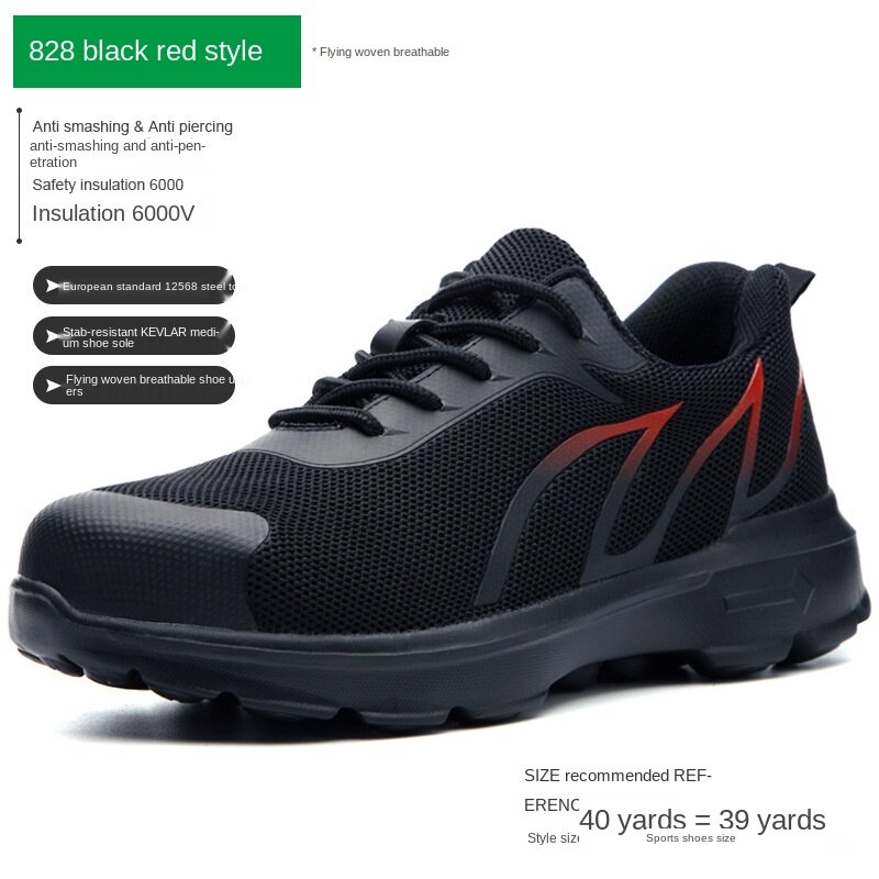 XIZOU 2020 패션 작업 안전 신발 올 시즌 새로운 디자인 초경량 부드러운 바닥 철강 중반 단독 보호 신발 빅 사이즈 48