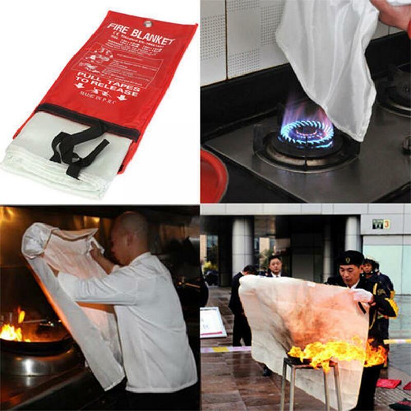 Fire Blanket Emergency Fiberglass Cloth Survival Fire Extinguisher Kitchen Shelter Fire Tent Safety Offices Protector Cover
