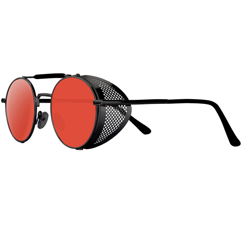 Солнцезащитные очки унисекс, круглые, металлические, винтажные, с защитой от ультрафиолета, 2021