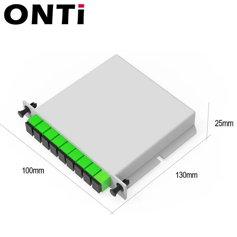 ONTi-Divisor de fibra óptica, caja de 5 piezas SC APC/UPC PLC 1x8, FTTH PLC con guía de onda Plana 1x8