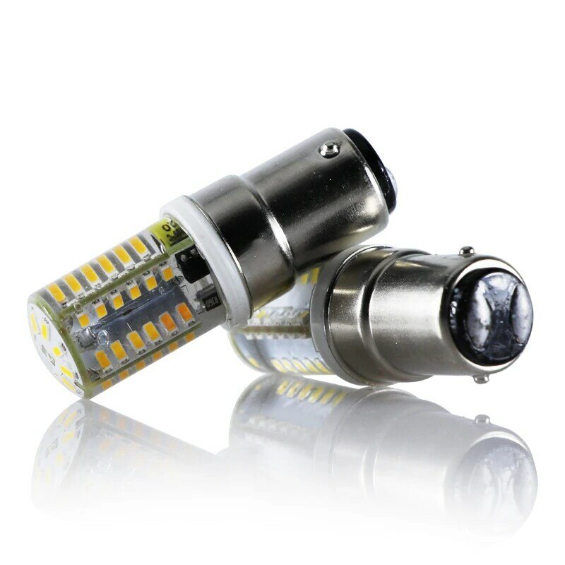 Ampoule b15 led 전구 12 V 3W 슈퍼 B15D 재봉틀 보트 장식 조명에 대 한 에너지 절약 램프 12 볼트 미니 홈 실리콘 빛