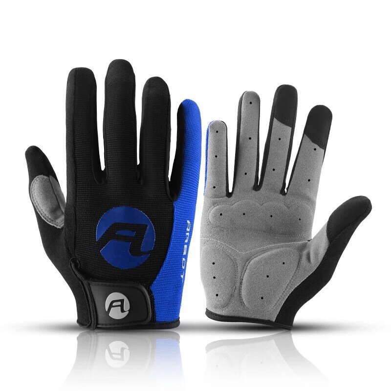 Autumn Winter Cycling Gloves Men Women Windproof Shockproof Touch Screen Bike Warm Gloves Cold Weather Running Sports Hiking