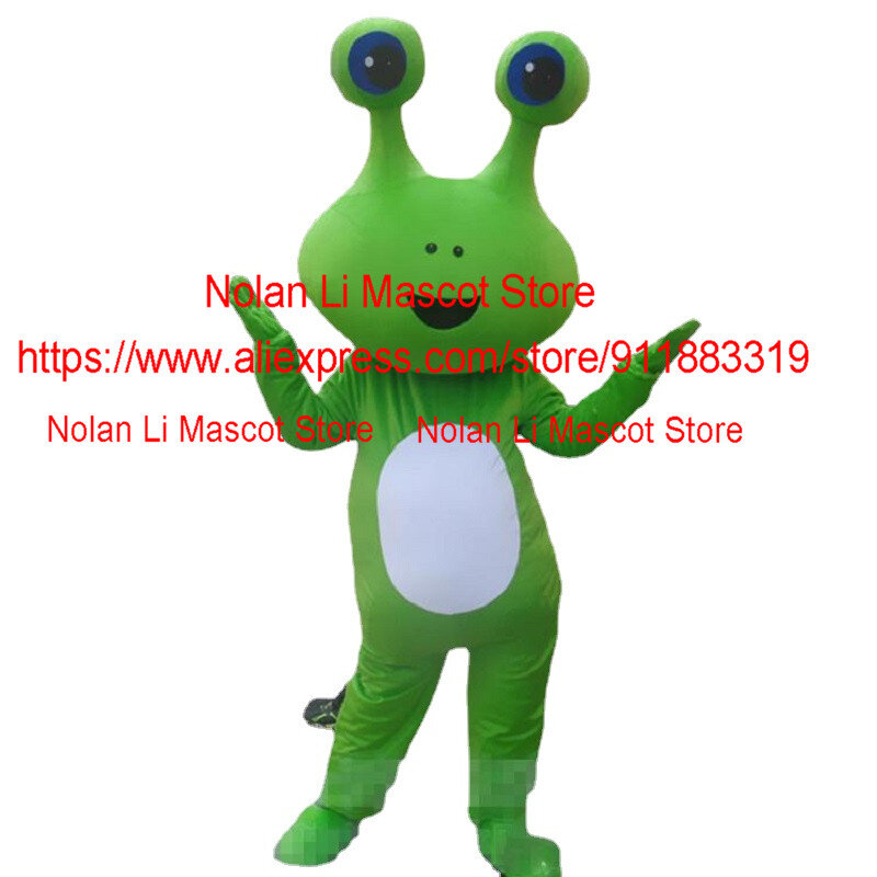 Sapo verde mascote roupas, personagem de desenho animado role-playing carnaval vestido, presente de Halloween e Natal, alta qualidade, tamanho 1177