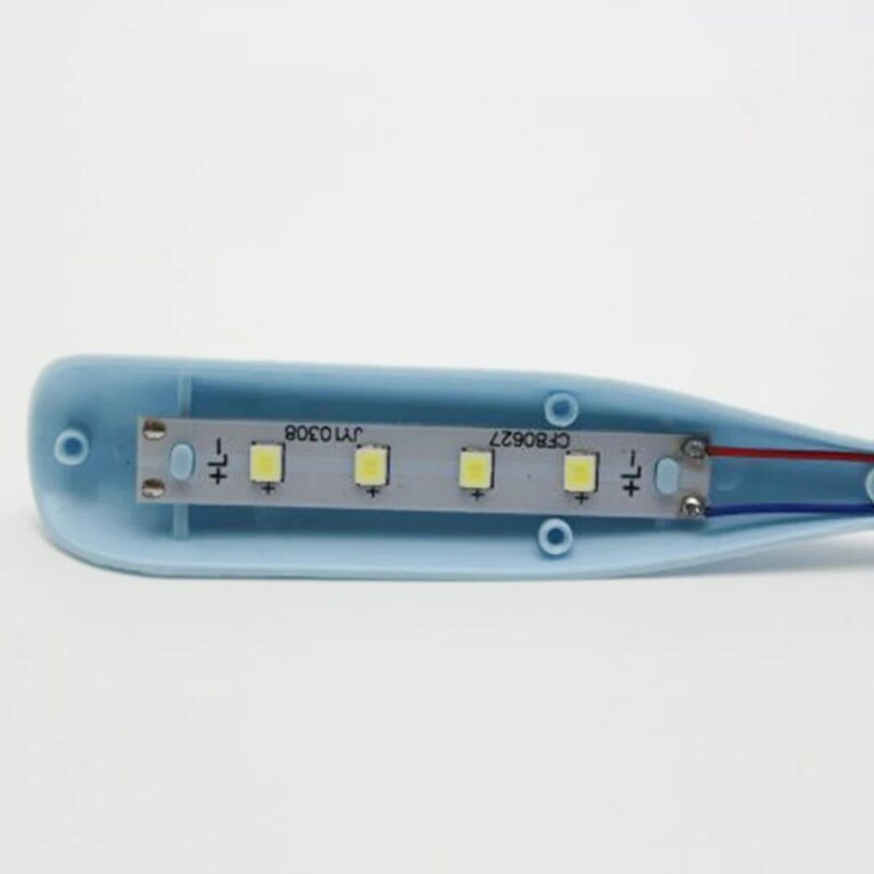 Светодиодная настольная лампа для чтения, гибкий портативный ночник для общежития с защитой глаз и питанием от батарейки, для обучения детской комнаты