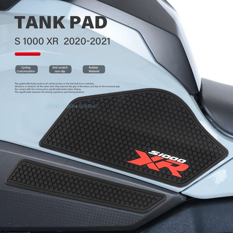Novo accessorie para bmw s1000xr s 1000 xr 2020-almofada do tanque de combustível lateral da motocicleta almofadas protetor adesivos aderência no joelho tração almofada