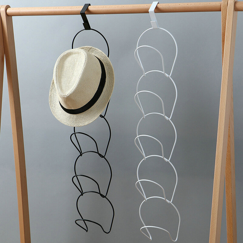 Odpinany czapka z daszkiem Rack Hat patera drzwi szafa ubrania szalik uchwyt na ręczniki okrągła półka do przechowywania Organizer do domu