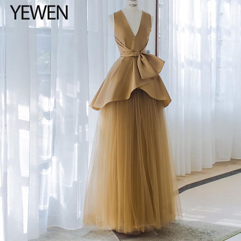 Kaki Đồ Váy Đầm Cho Buổi Chụp Hình Cổ V Tay Satin Đầm Voan Dành Cho Phụ Nữ Mang Thai Chính Thức Bầu Vestidos Para Bodas